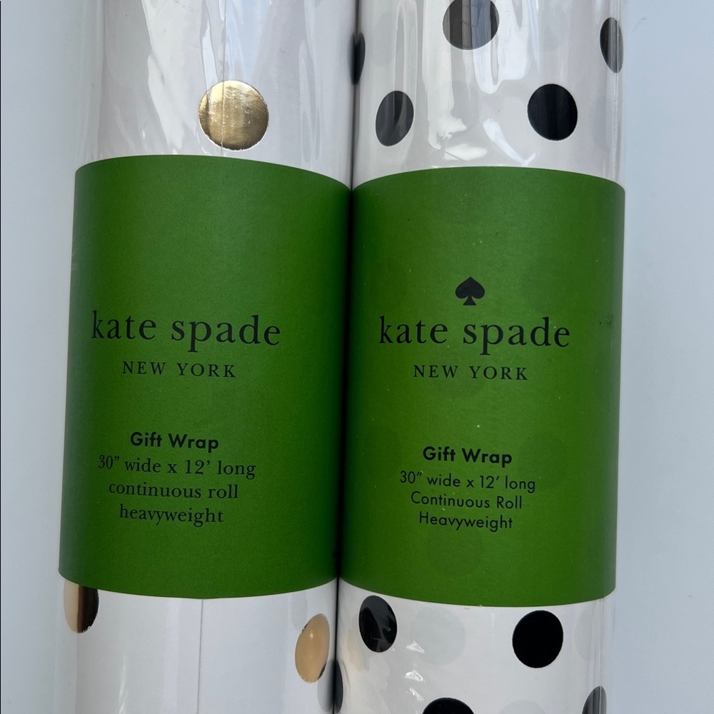 NEW Kate Spade New York Wrapping Paper Rolls - 2 Pack - Picture 6 of 12
